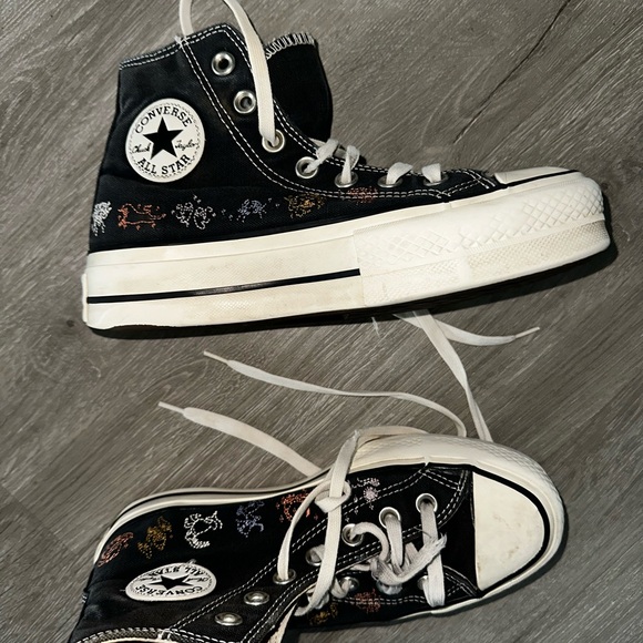 Converse CTAS Hi Mystic World Zodiac Sign Women's Platform 3 in men 5 in women - Picture 4 of 11